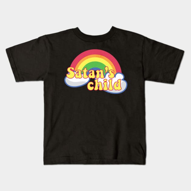 Satan's child Kids T-Shirt by secondskin